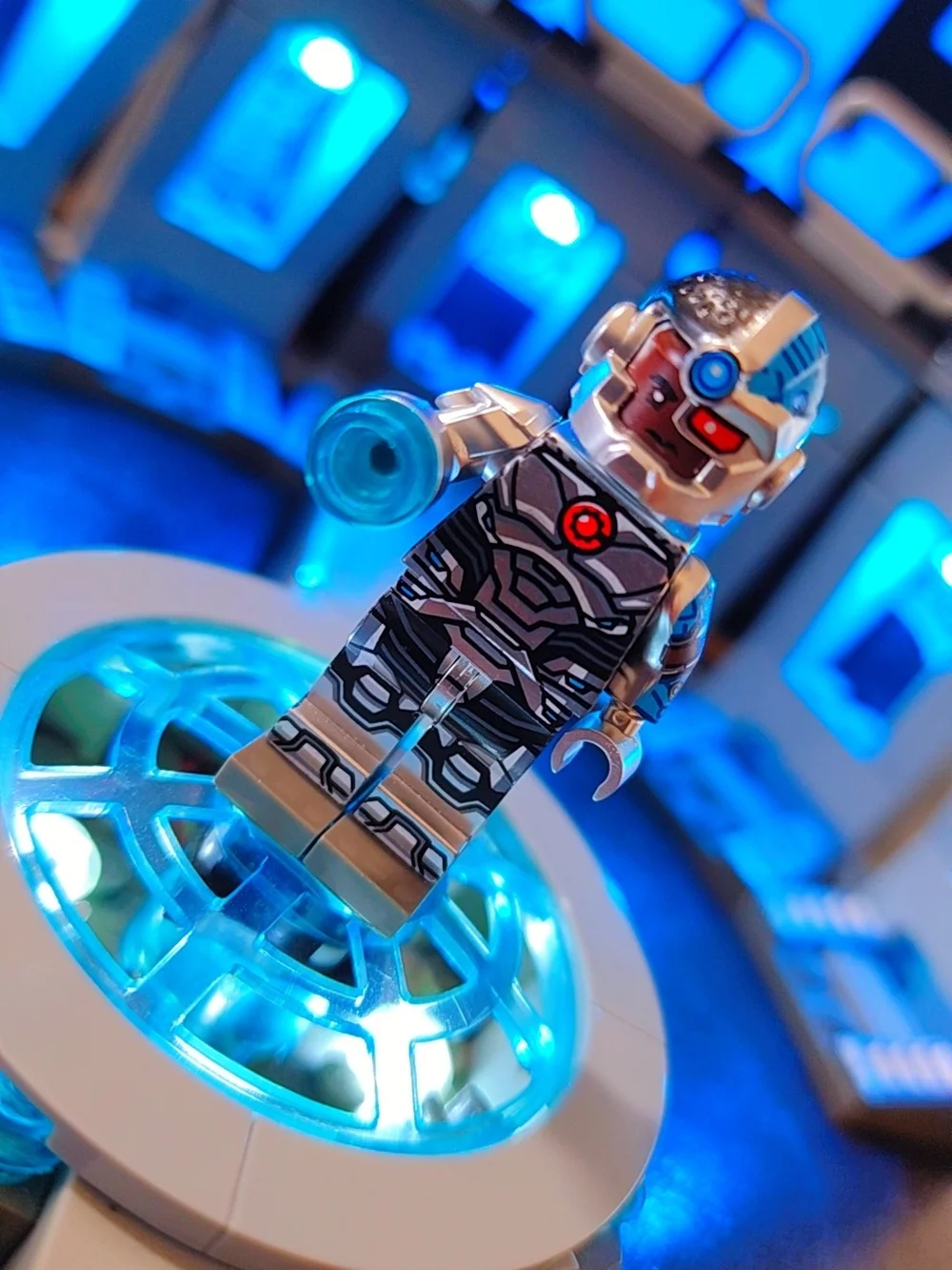 Cyborg Minifigure Lego Compatible